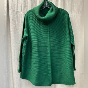 Cyrus Emerald Green Cowl Neck Sweater/size M